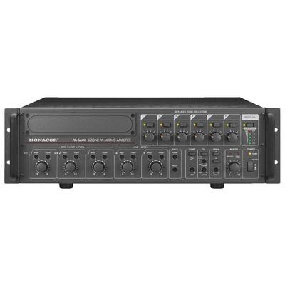 PA-6600 6-Zone PA Mixing Amp 600W