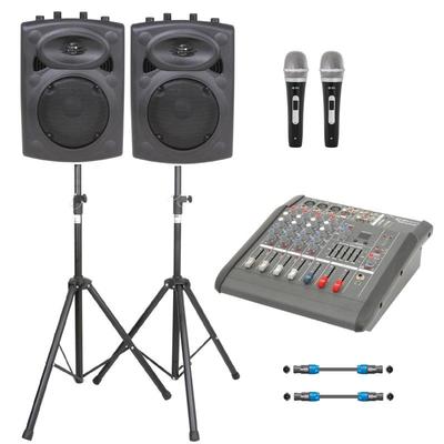 Complete PA Package with Mixer, Mics and Speakers - main image