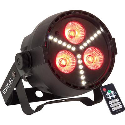 Ibiza 4-IN-1 RGBW LED Par Can With SMD LED Strobe