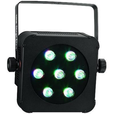 IMG Stageline PARL-7DMX 7 x 3W Tri-Colour LED Spotlight