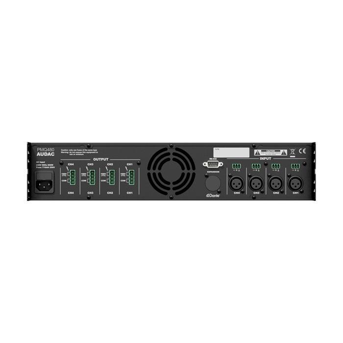 Audac PMQ480 Wavedynamics Quad Channel 100V Amplifier - main image