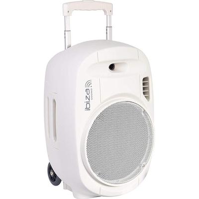 Ibiza 12" Portable UHF PA System MKII 700W Bluetooth White