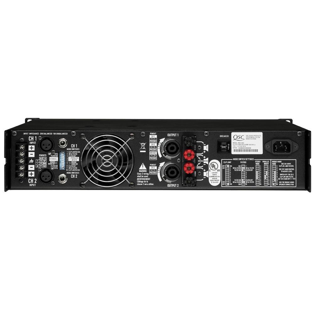 QSC RMX2450 Power Amplifier 2x1200W @ 2ohms 2U - main image