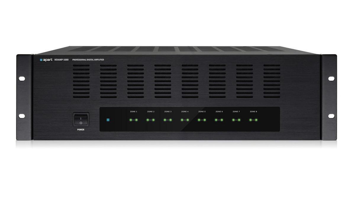 Apart Audio REVAMP1680 16 Channel Power Amplifier 16 x80W