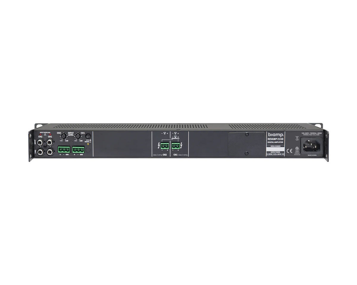 R    ear REVAMP2150 professional 1U low impedance amplifier - main image