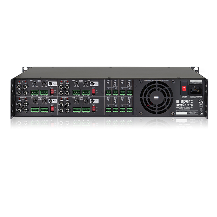 Apart Audio REVAMP 8250 8 Channel Amplifier 8 x 250W - main image