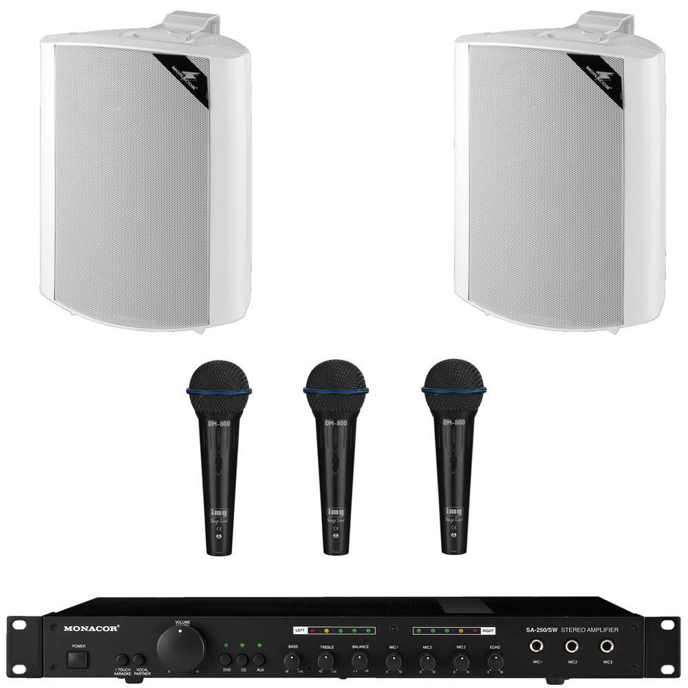 Karaoke Deal 3 All In One Wired Karaoke System with 3 Mics - main image