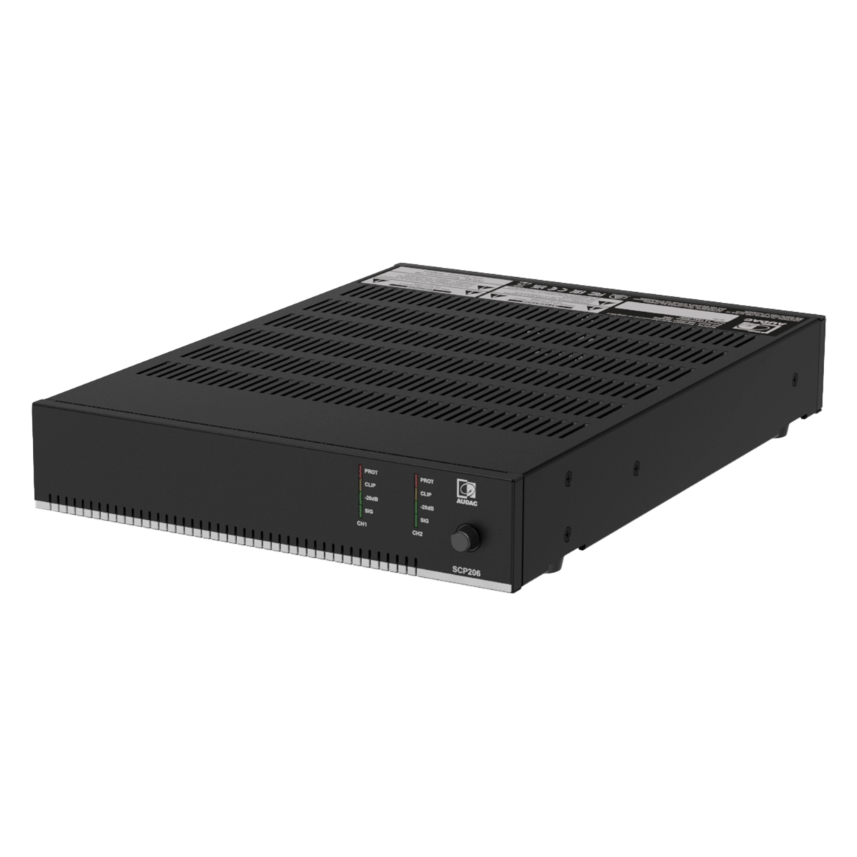 Audac SCP206 Power Amplifier 2 x 60W @ 4 Ohm / 1 x 120W @ 70/100V - main image