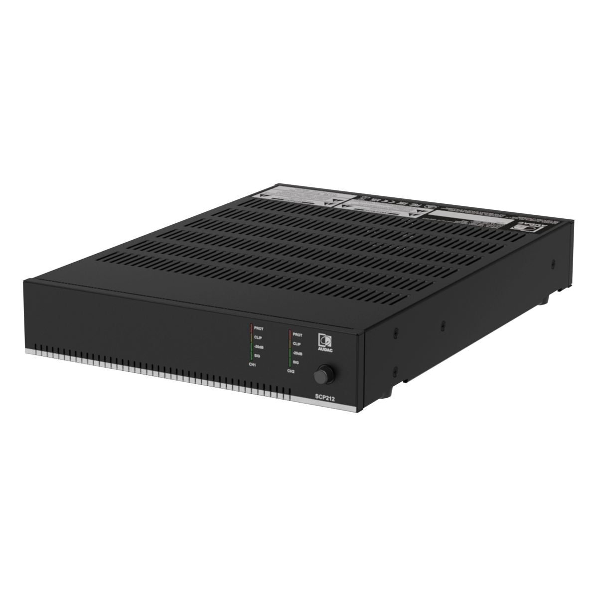 Audac SCP212 Power Amplifier 2 x 120W @ 4 Ohm - 240W @ 70/100V - main image