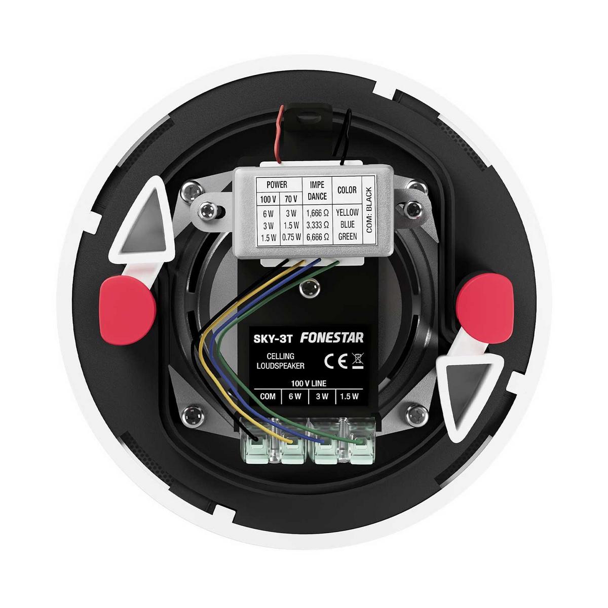 Fonestar SKY-3T 100V Line Ceiling Speaker - 3" 6 W - main image