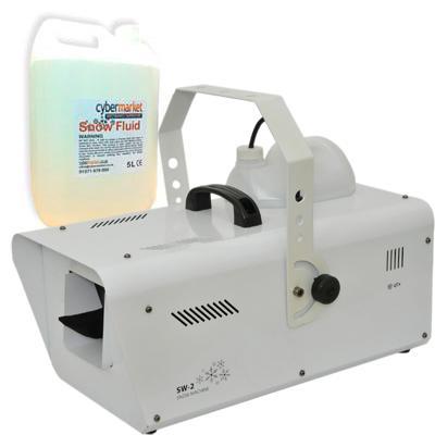 Professional Artificial Snow Effect Machine MEGADEAL 5 Litres Of Snow Fluid Included 