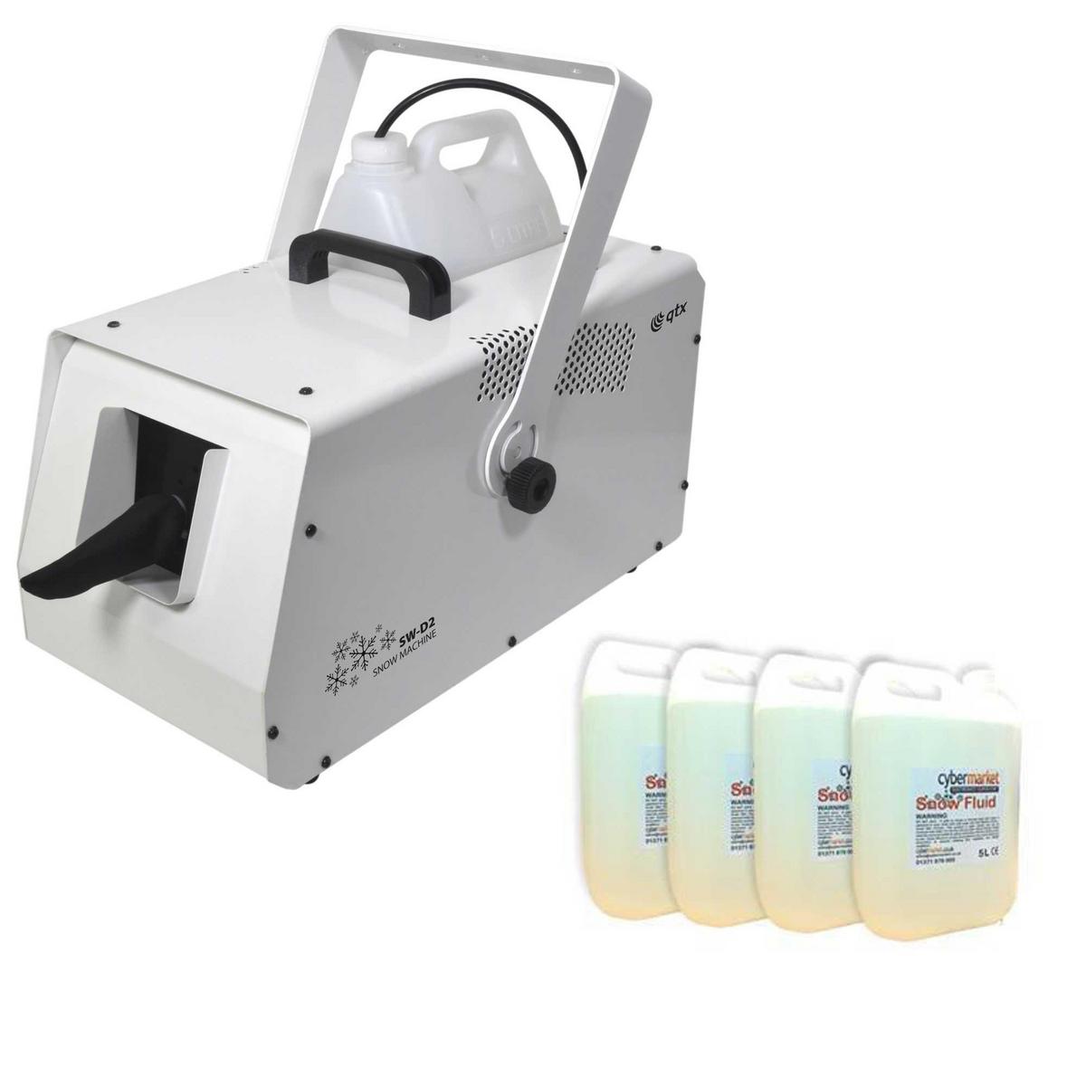 SW-D2: Digital Snow Machine 1500W with 20L Snow Fluid - main image