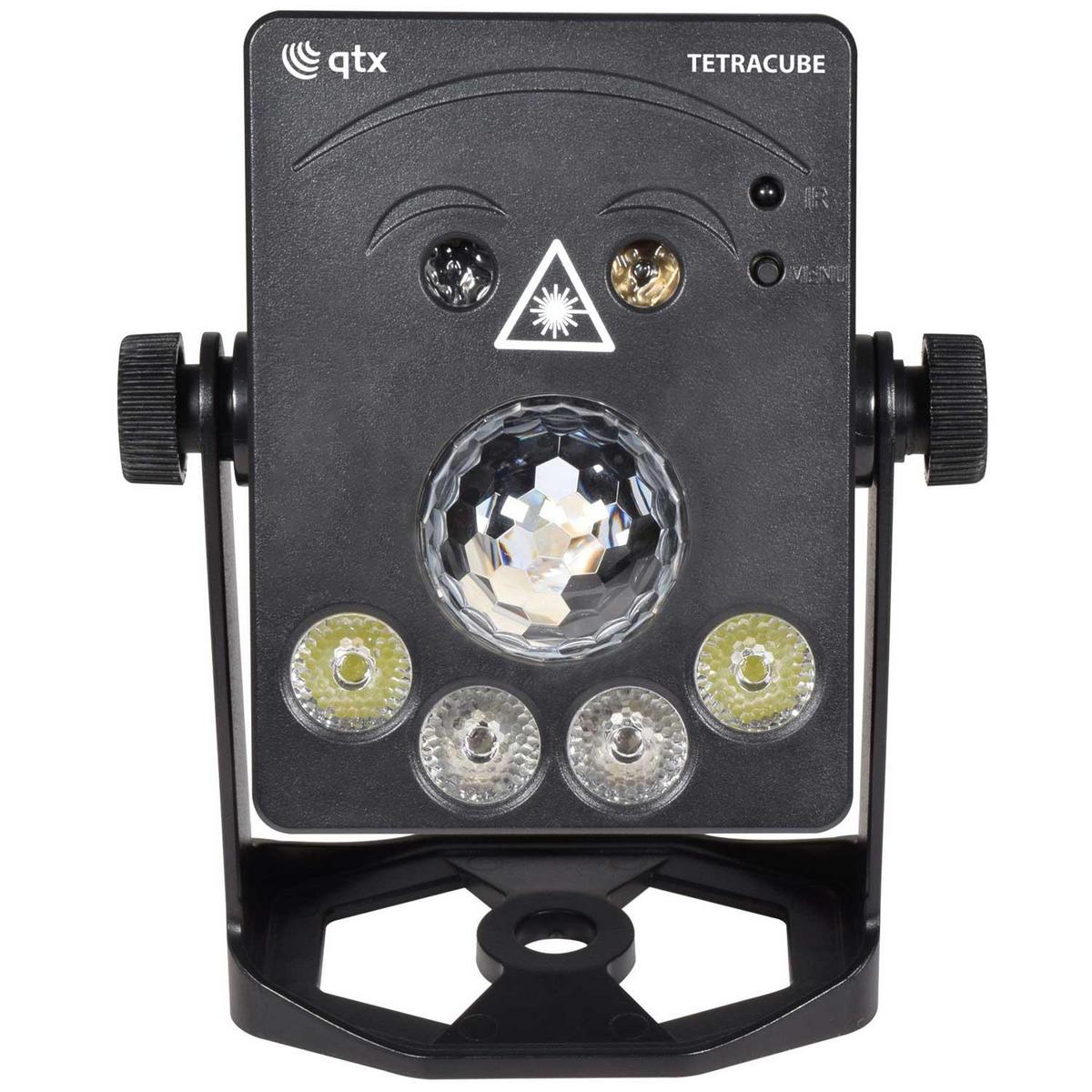 QTX TetraCube Rechargeable 4-in-1 Portable Effect Light - main image