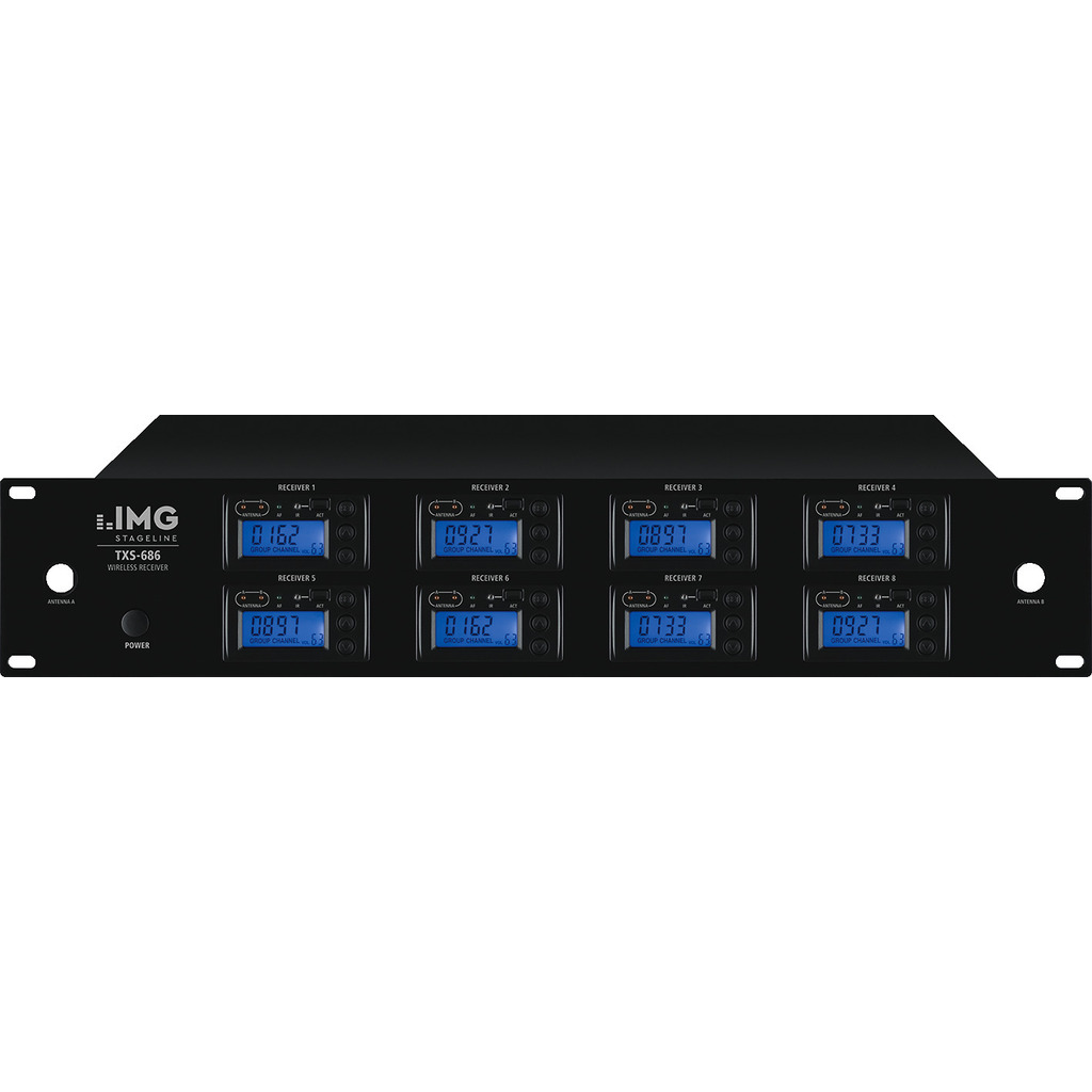 Octo Wireless Microphone System with 8 x Headset Mics - Co-ordinated License - main image