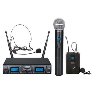 ZZiPP Dual Channel Microphone Hand Held and Headset/TieClip