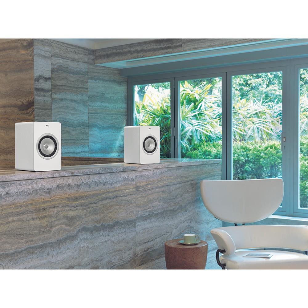 Kef X300 Wireless Active Speakers - Pair - White - main image