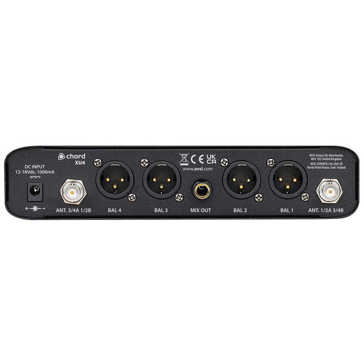 Quad Wireless Headset & Tie Clip and Microphone System - main image