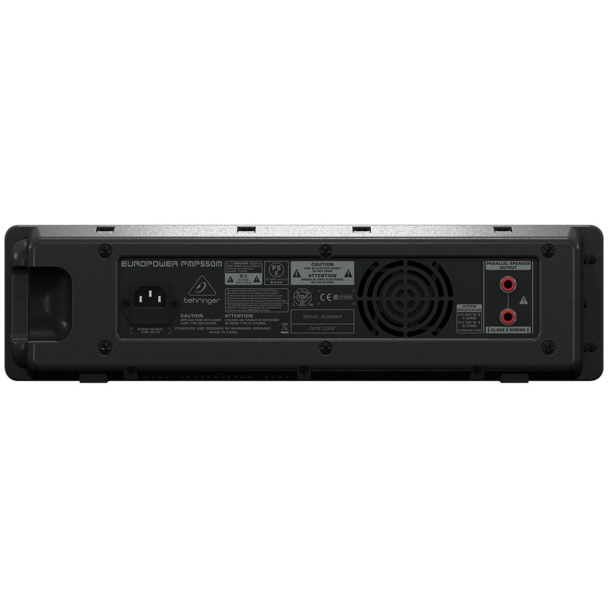 Behringer PMP550M Eurocom Powered (Amplifier) Mixer - 500W - main image