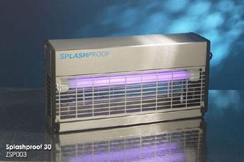 Splashproof, IPX4 Flykiller, 30 Watt - Stainless Steel   - main image