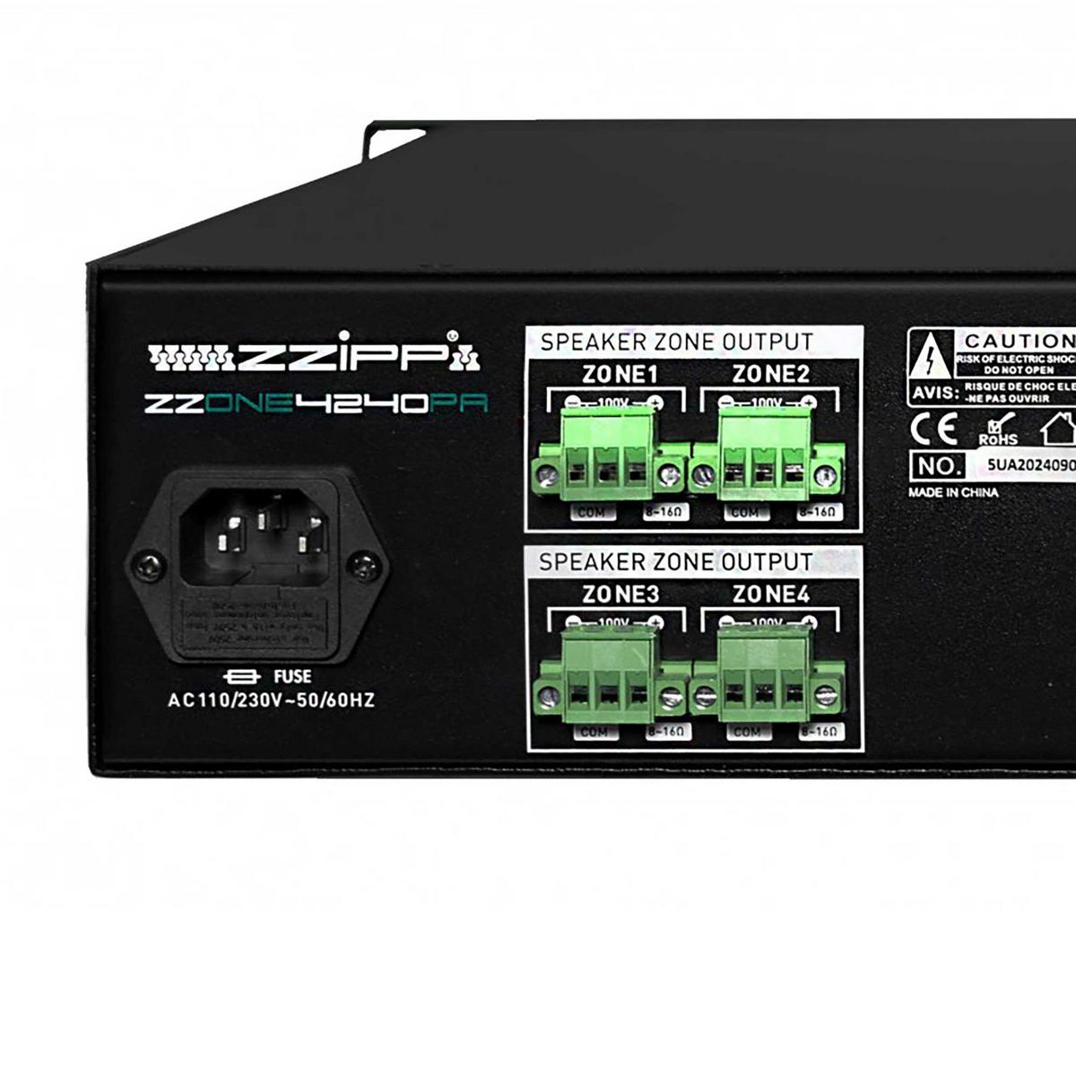 ZZiPP ZZONE4240PA 4-Zone Matrix Amplifier 4 x 240W - main image