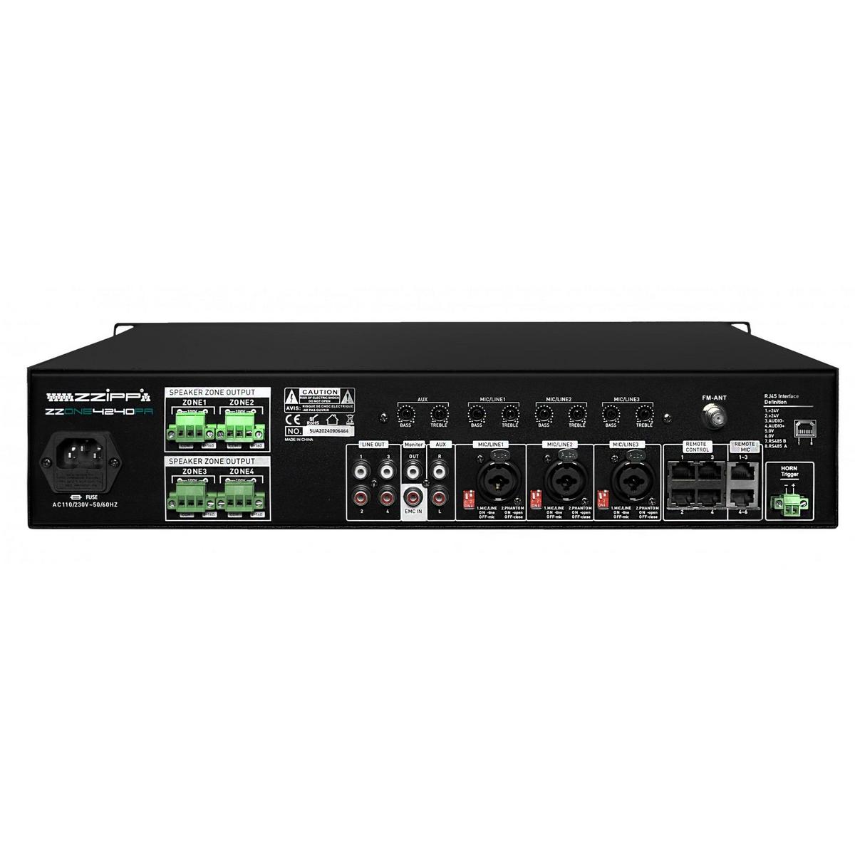 ZZiPP ZZONE4240PA 4-Zone Matrix Amplifier 4 x 240W - main image