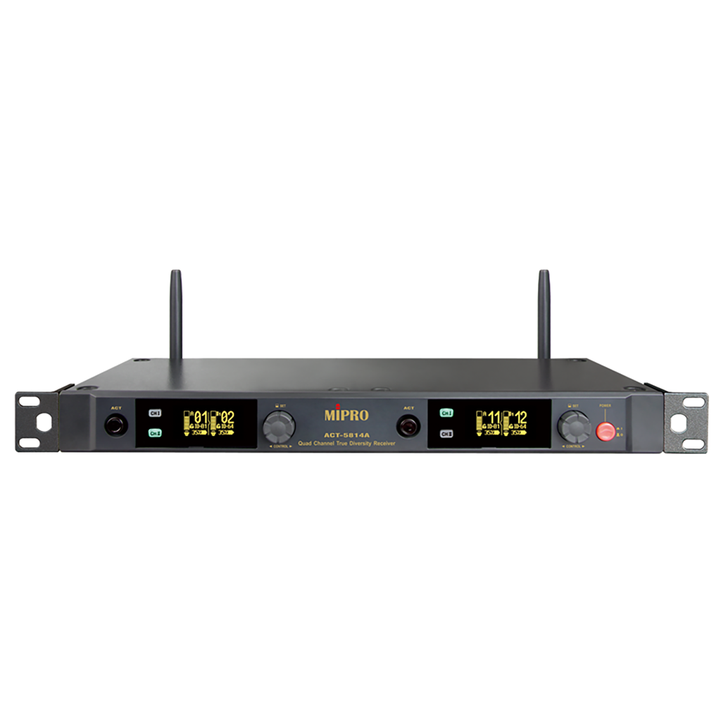 MIPRO Quad Wireless Microphone System With 4 X Handheld Mics - main image
