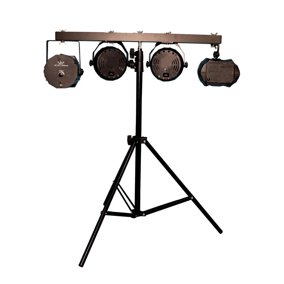 Mobile DJ LightingKit With 4 LED Lighting Effects - main image