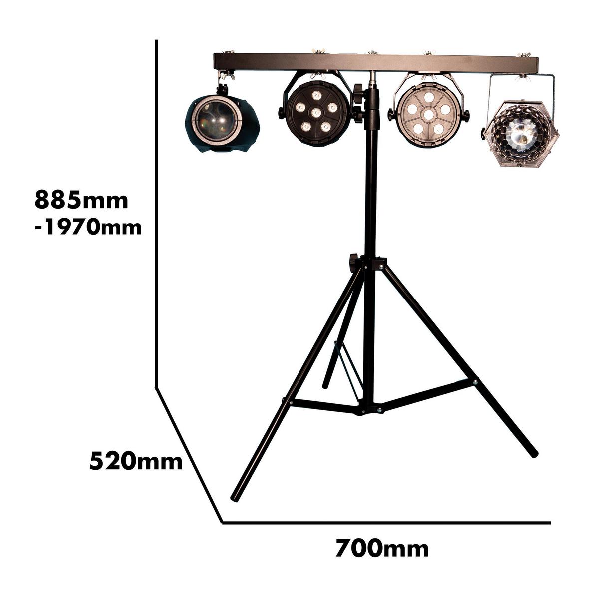 Mobile DJ LightingKit With 4 LED Lighting Effects - main image