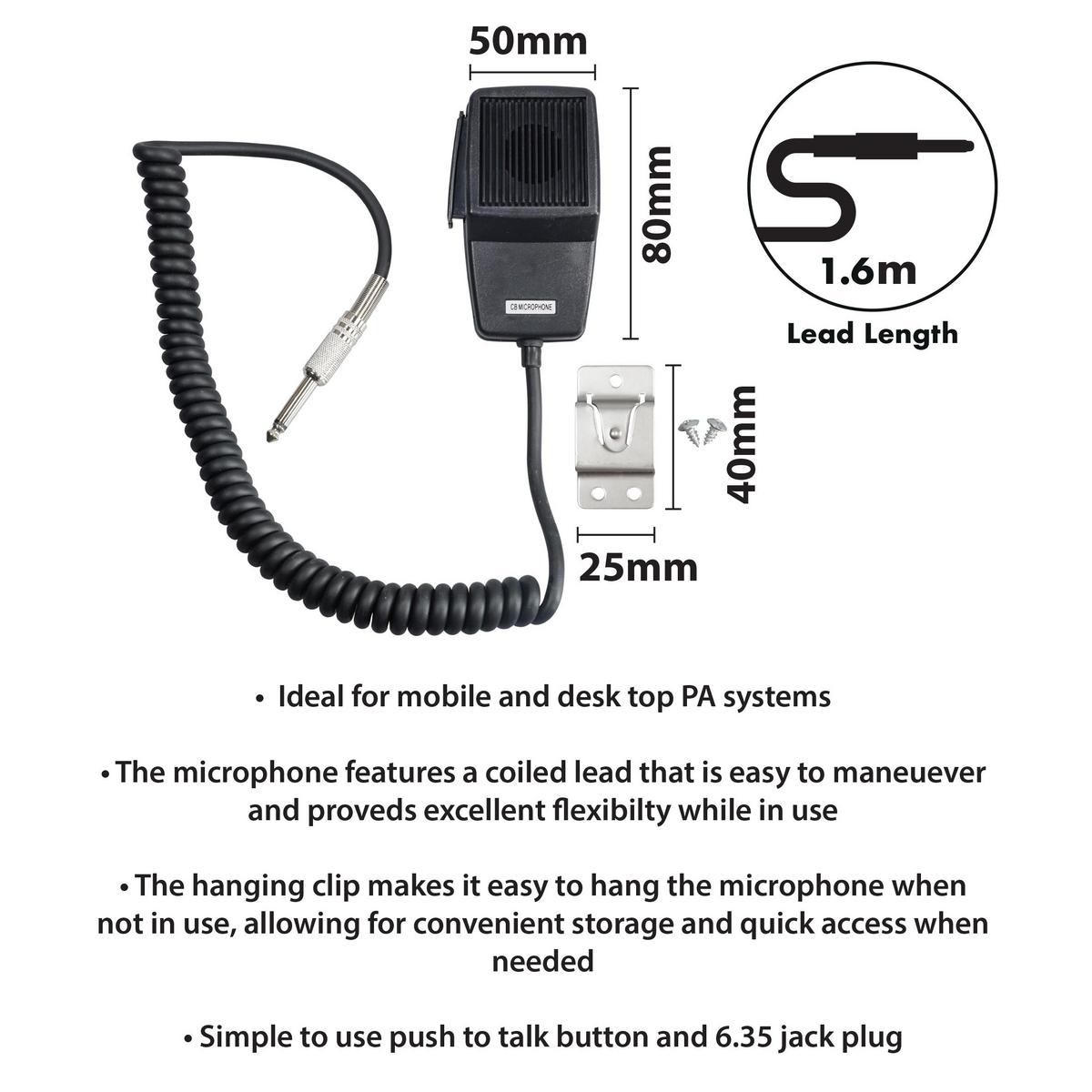 Eagle Handheld Microphone 6.35mm Jack - main image