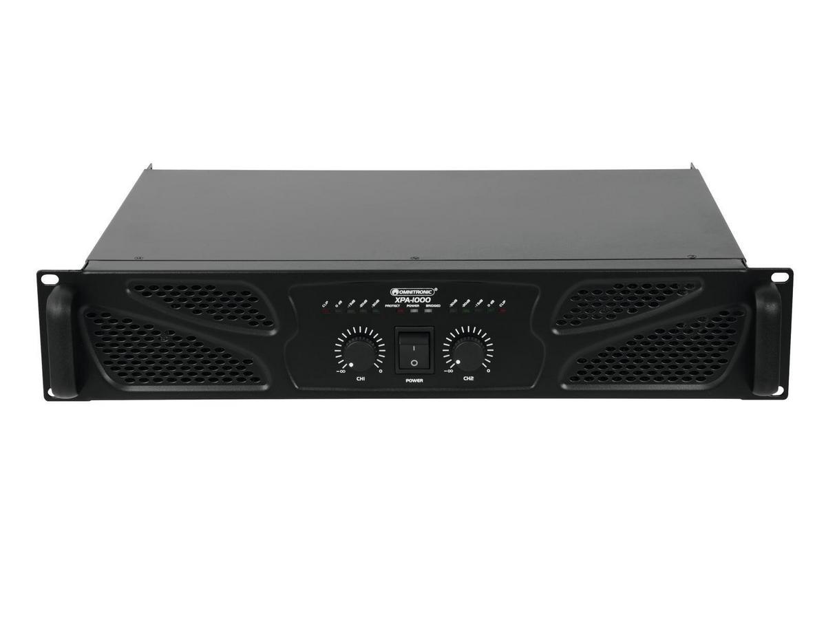 OMNITRONIC XPA-1000 Amplifier - main image