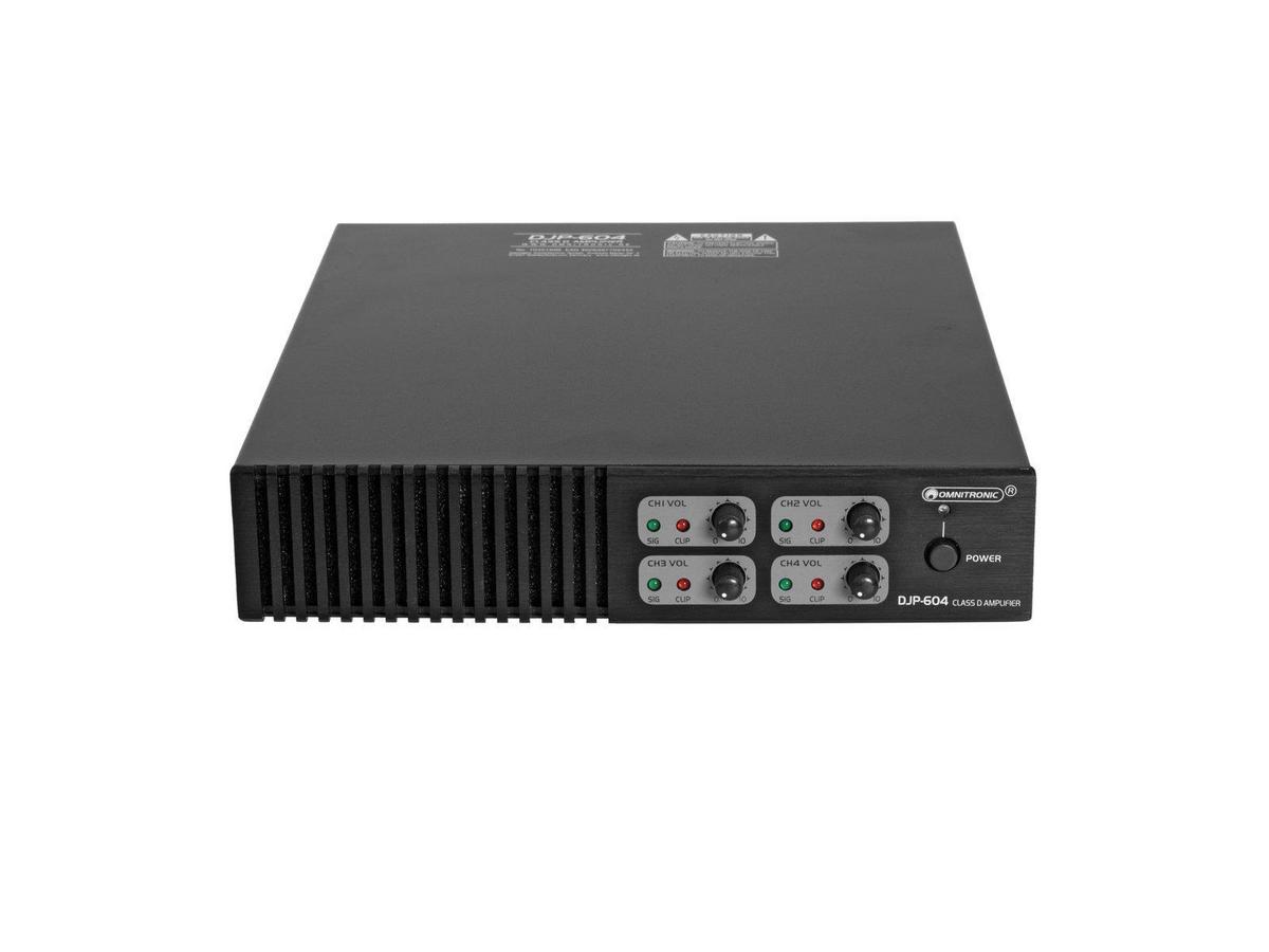 Omnitronic DJP-604 4 X 150W 4 Channel Amplifier