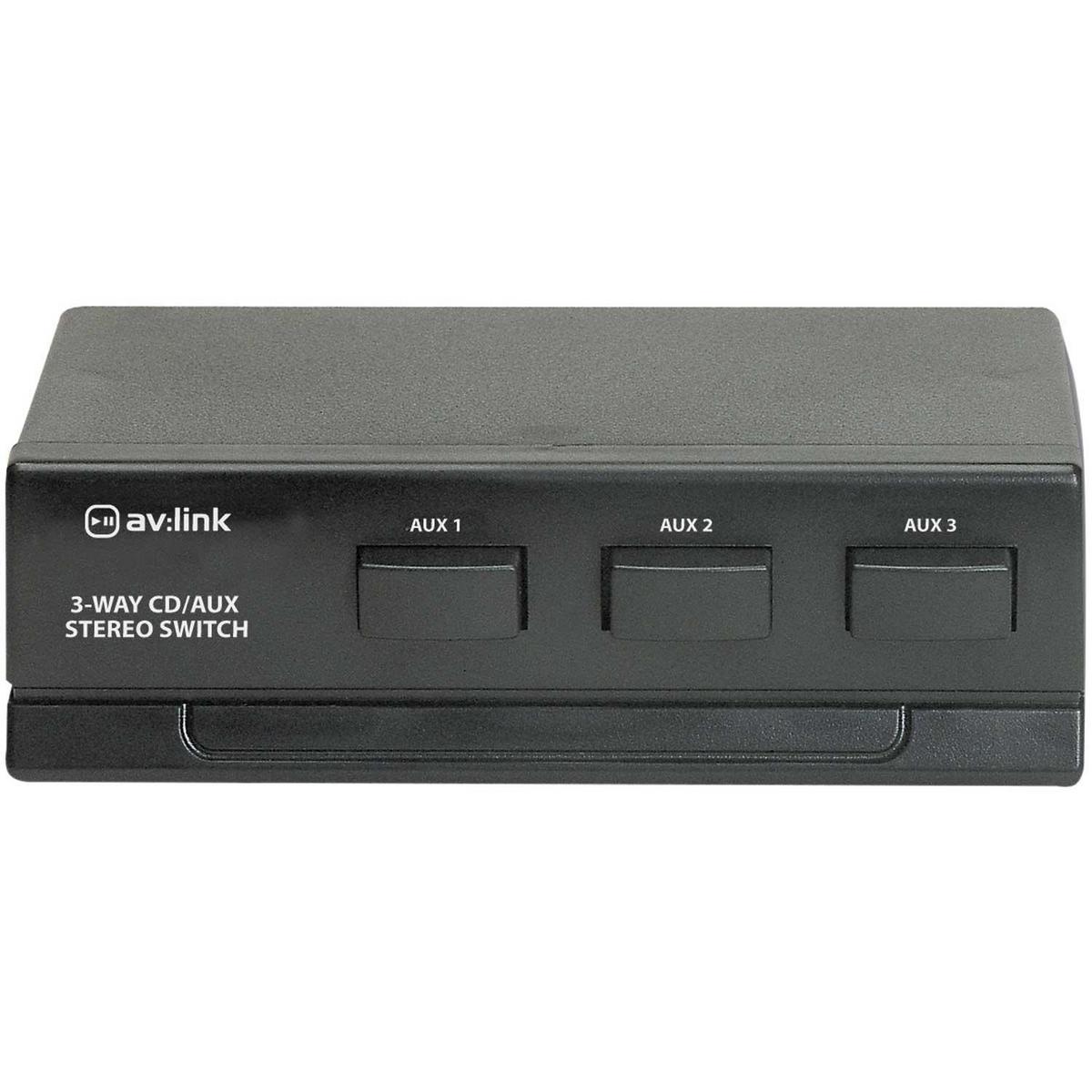 3-Way CD/Aux Stereo Switch - main image