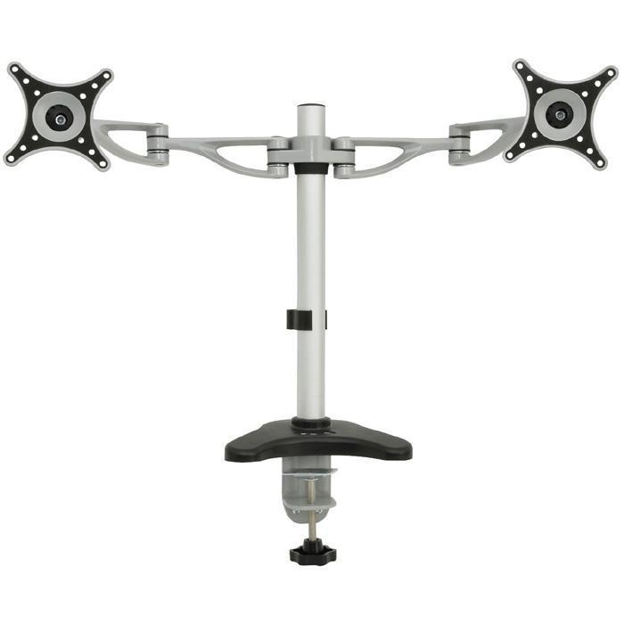 Dual Monitor Desk Mount for Screens 10" to 27"  - main image