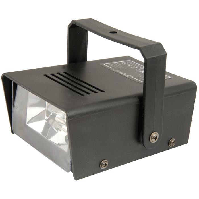 20W Mini Strobe Black Housing And Mounting Bracket