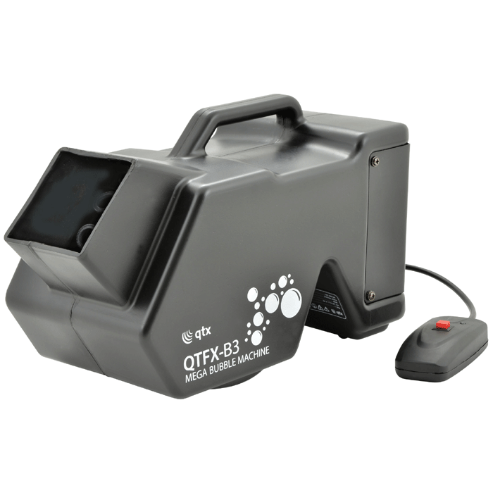 QTFX-B3 Large Black Bubble Machine With Remote