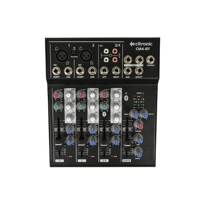 Citronic CM4-BT Compact Mixer With Bluetooth