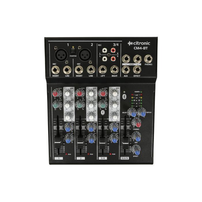 Citronic CM4-BT Compact Mixer With Bluetooth - main image