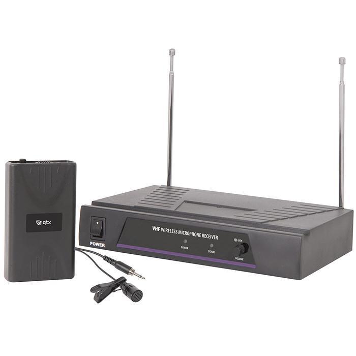 QTX Lavalier Microphone VHF Wireless System