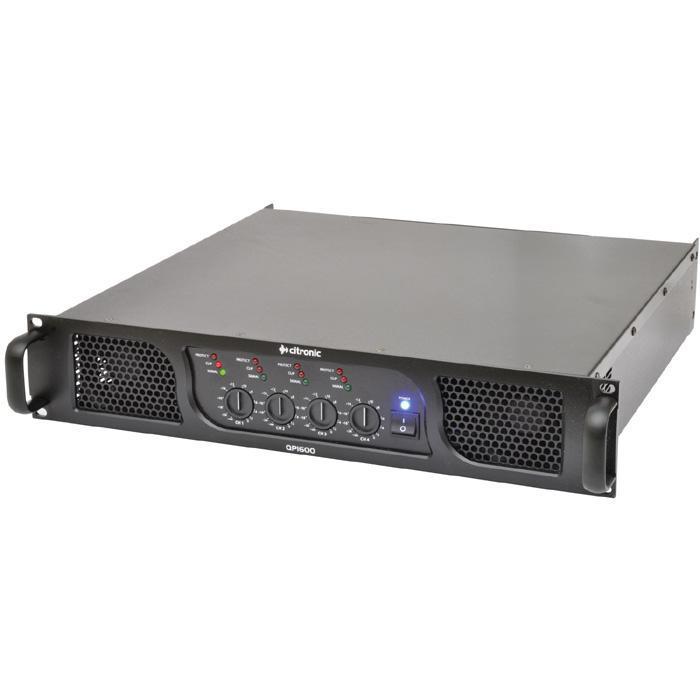 Citronic QP1600 Quad Power Amplifier 4 x 400W