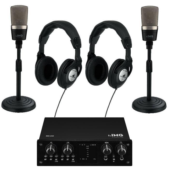 IMG Ultimate 2 Microphone Podcast Kit USB Powered