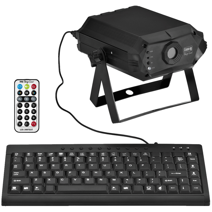 LSX-300TEXT Laser Light Show With Remote And Keyboard - main image