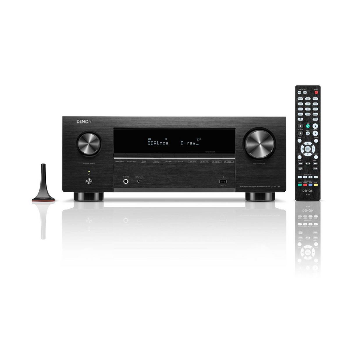 Denon AVC-X3800H 9.4 8K Ready AV Reciever - Black - main image
