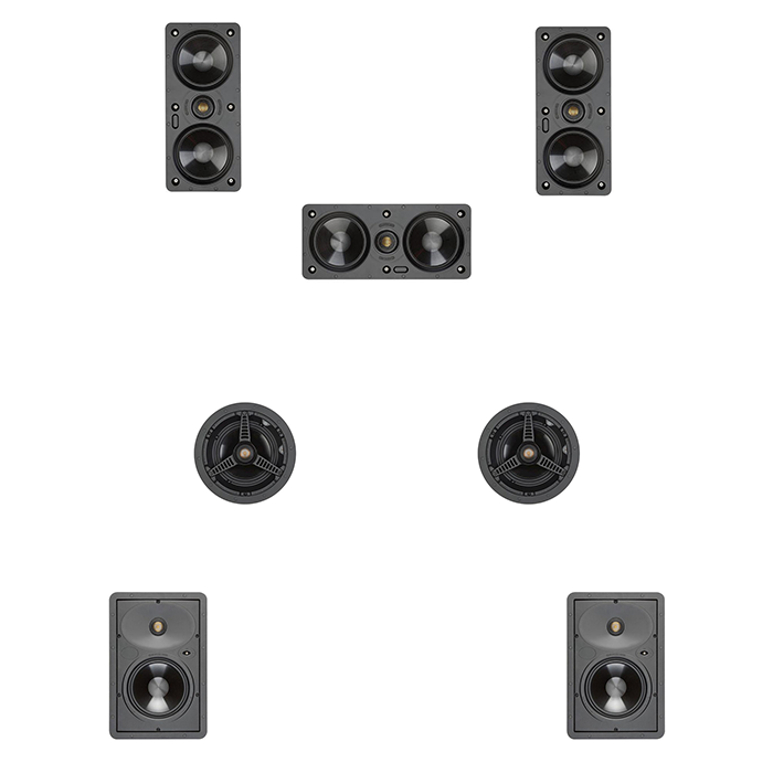 Monitor Audio 5.x.2 Ceiling Speaker Pack ATMOS Ready - main image
