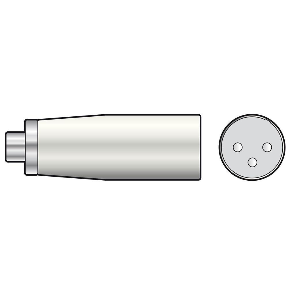 3 Pin XLR Plug To RCA Phono Socket - main image