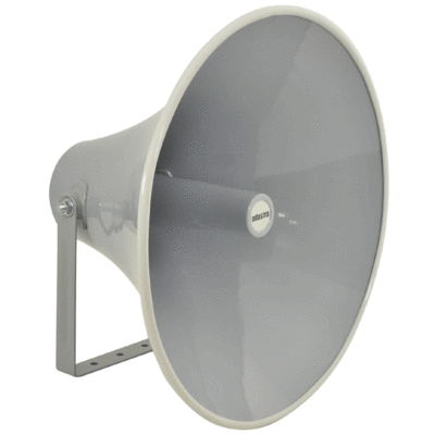 Round PA Reflex Horn With Mounting Bracket