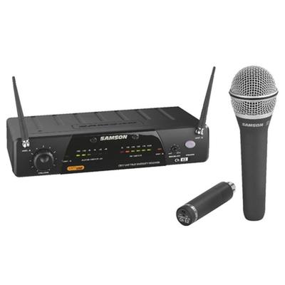 Wireless Microphone System With Push-on Transmitter