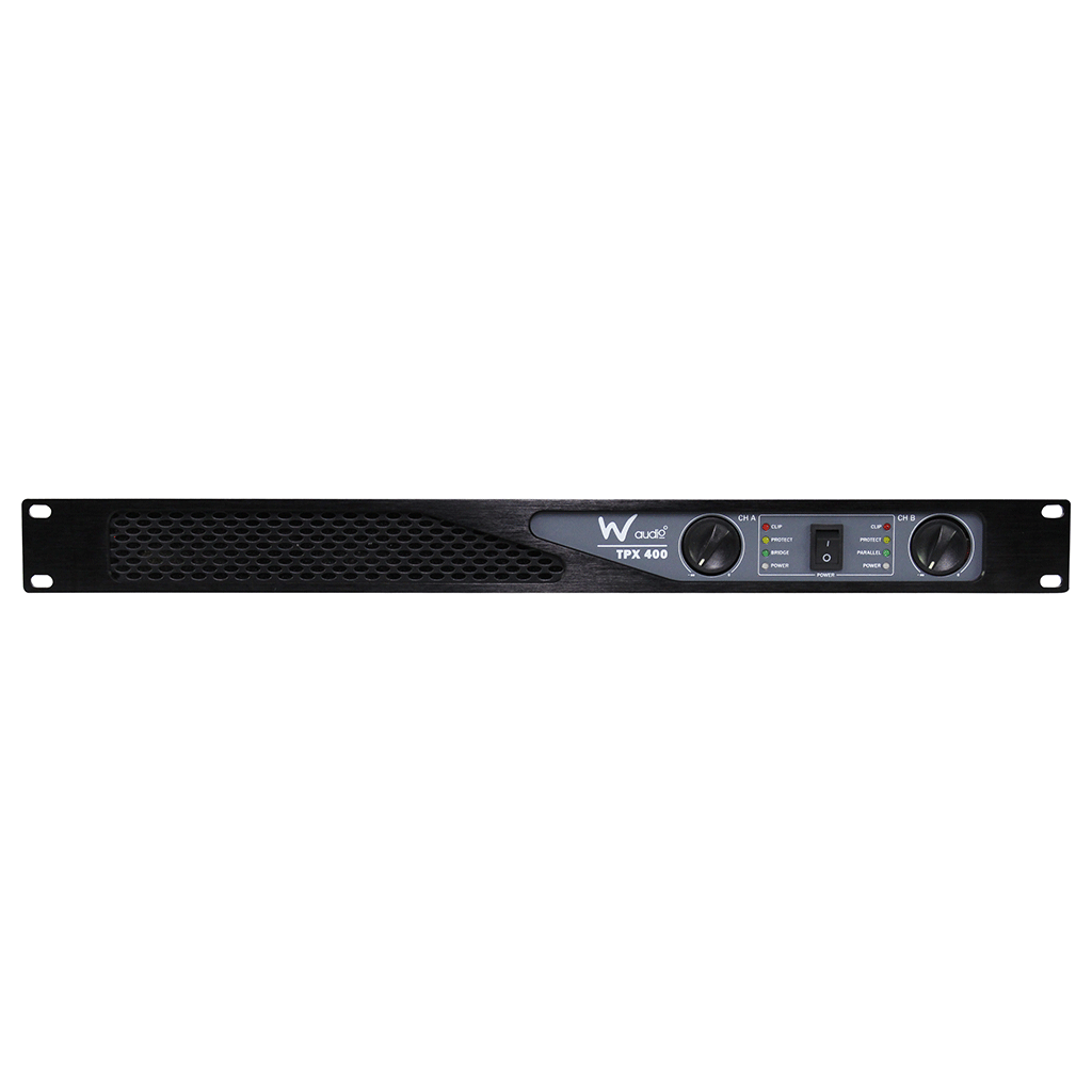 W-Audio TPX 400 2 x 200W Amplifier  - main image