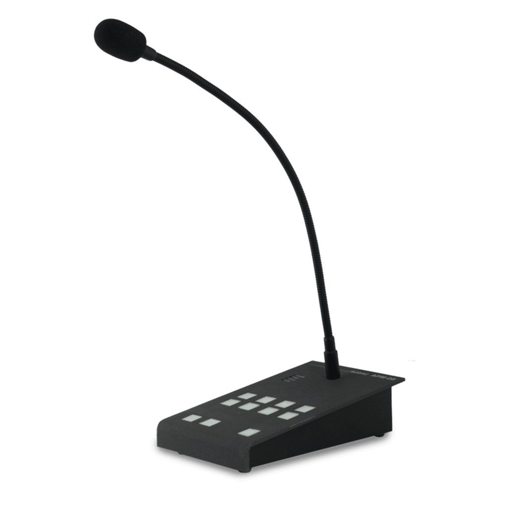Audac AMP108MK2 8 Zone Digital Paging Microphone - main image