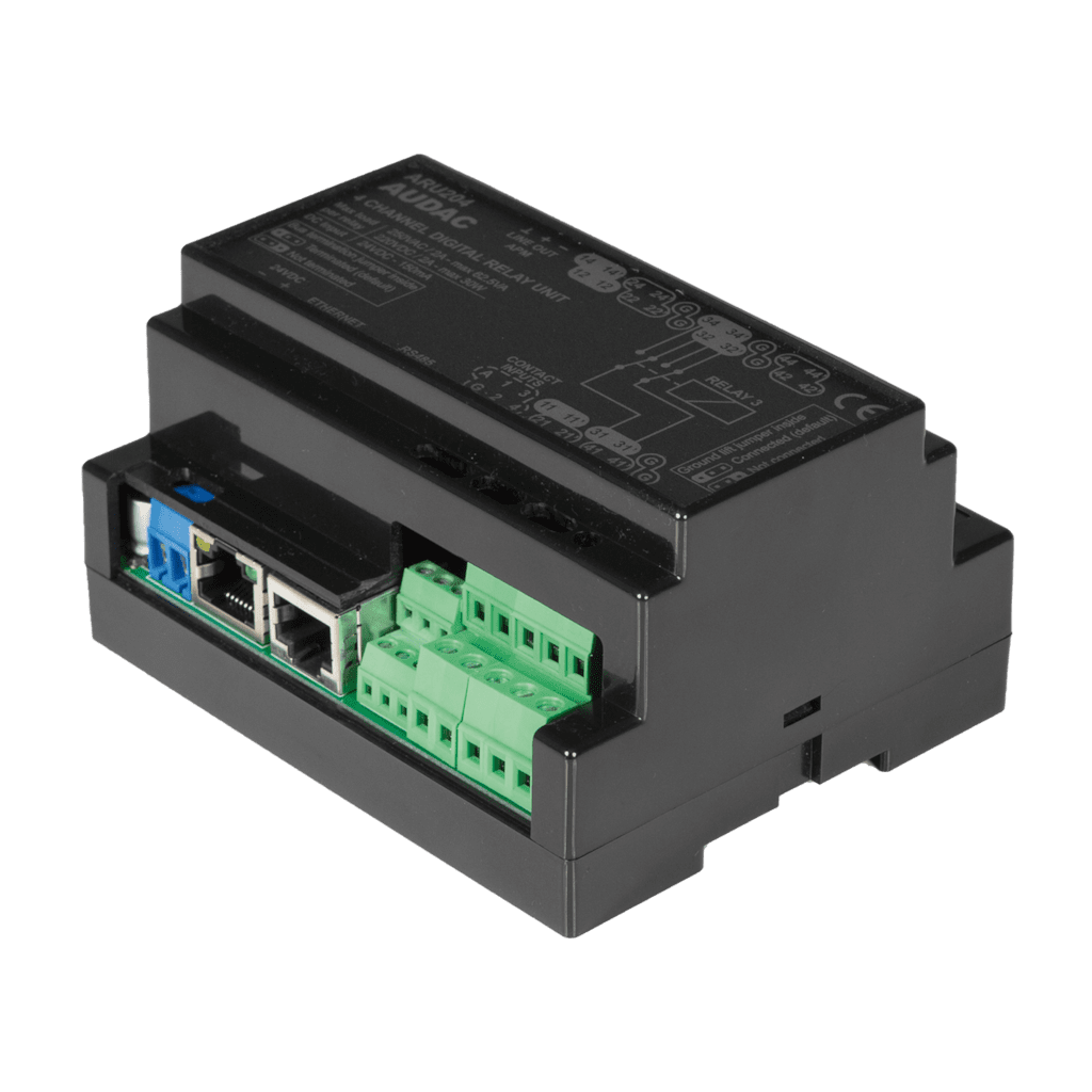 Audac ARU204 Multi-channel Relay Unit (4 Relays) 