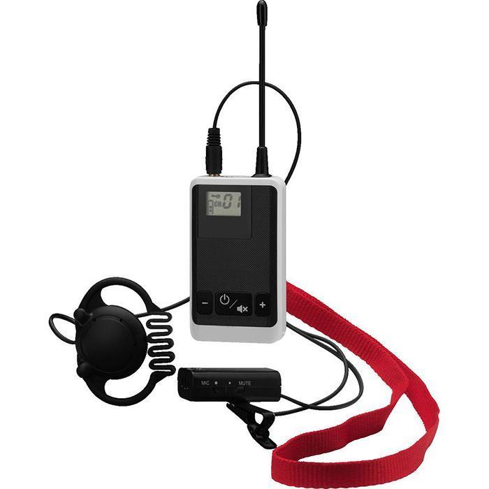 ATS-22T 16-Channel UHF Transmitter (2-Way) with Tie Clip - main image